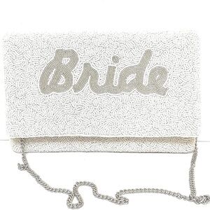 Beaded Bride Clutch